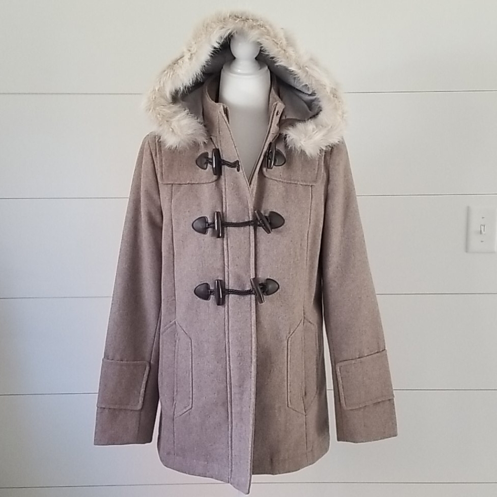 NWOT A New Day Wool Blend Toggle Coat sz M